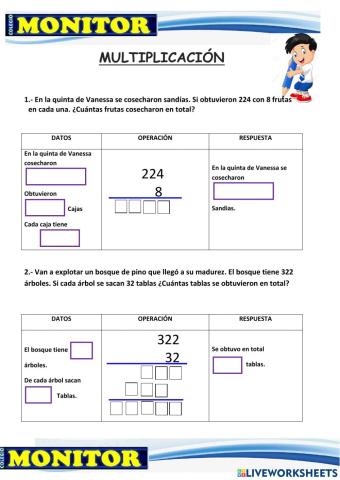 Problema con multiplicación