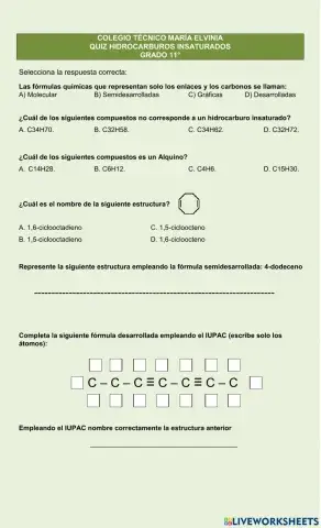 Hidrocarburos insaturados