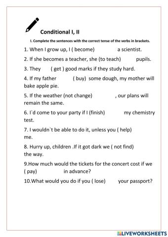 Conditional I-II