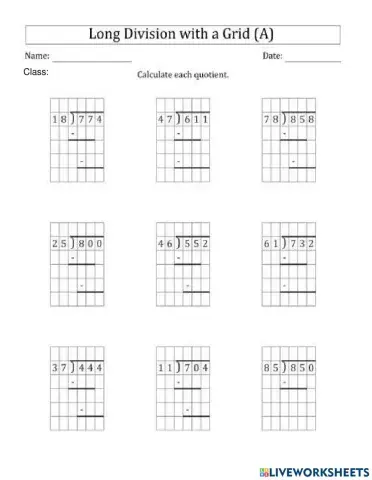 Chapter2: Multiplication & Division