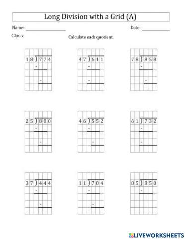 Chapter2: Multiplication & Division
