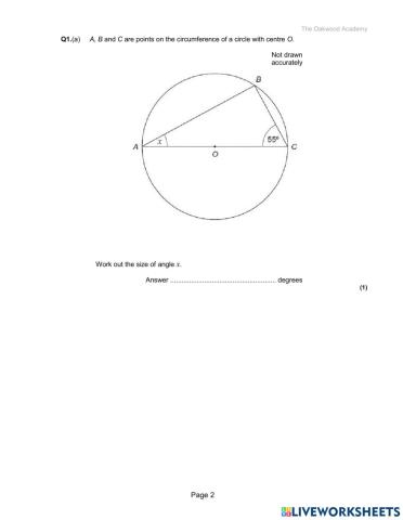 Circle theorem