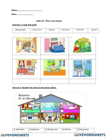 Unit 12: This is my house