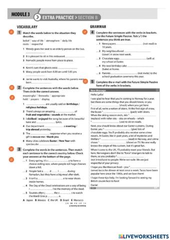 Extra practice 3B (4A)