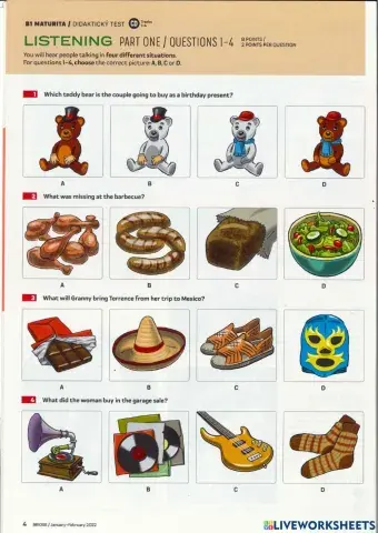 Maturita Listening Bridge Jan Feb 2022