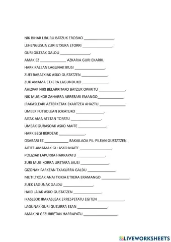 Aditz laguntzailea 1