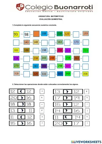 Evalaución 1 QUIMESTRE