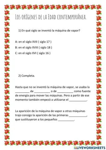 La edad contemporánea