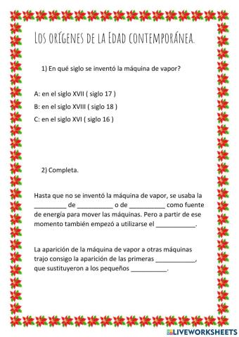 La edad contemporánea