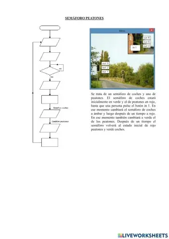 Control semáforo peatones con pulsador