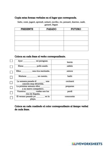 Pasado, presente y futuro