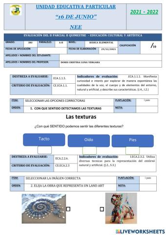 Evaluacion de 3ro IIpIIq