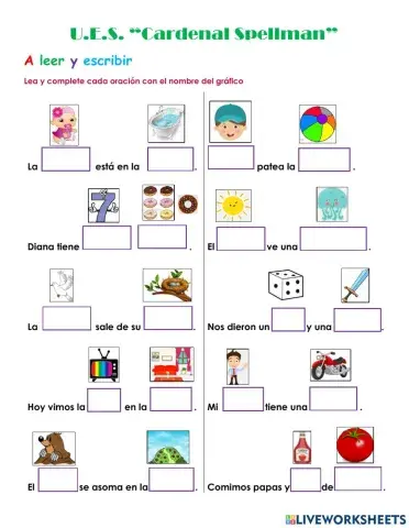 Oraciones incompletas