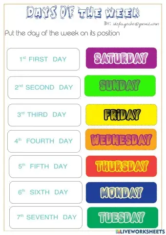 Days of the Week