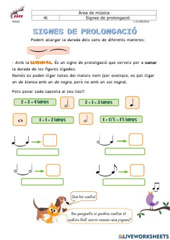 Signes de prolongació