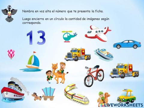 Cuenta hasta el 13