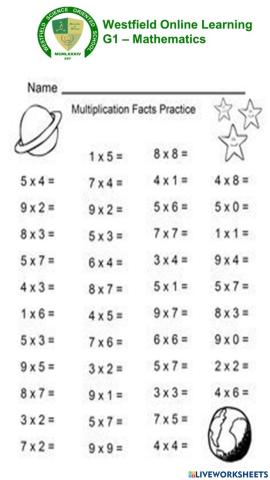 Multiplication Drill
