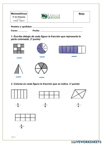 Control Tema 5-Matemáticas