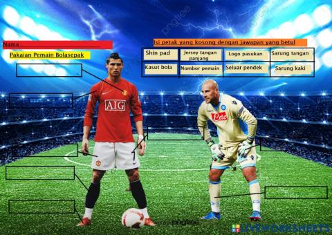 Pakaian Pemain Bola Sepak