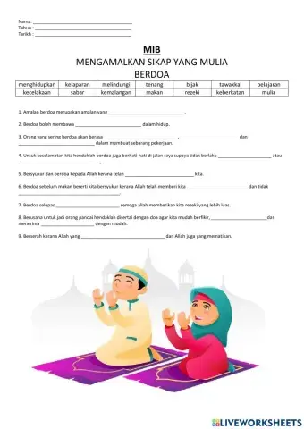 MIB : Mengamalkan Sikap Yang Mulia