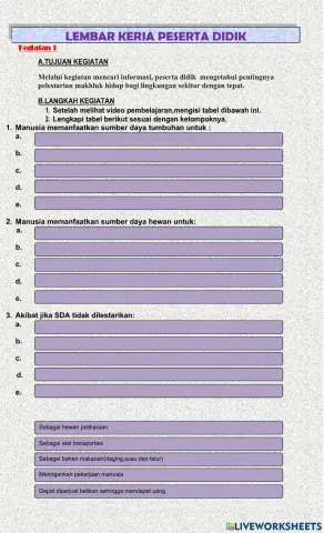 Tema 6 subtema 3 pembelajaran 1 dan 2