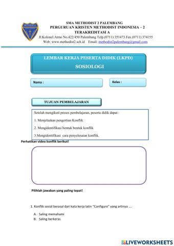 Konflik antar kelas sosial