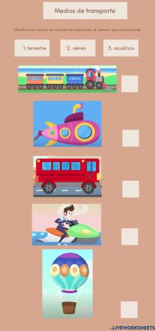 Medios de transporte