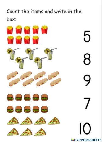 Matching counting game
