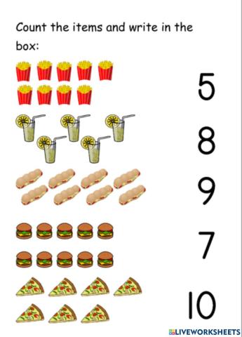 Matching counting game