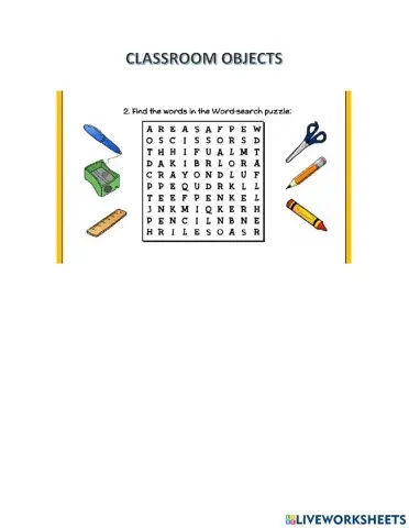 Classroom objects