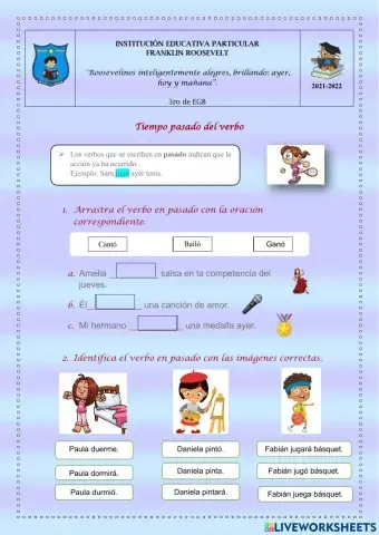 Tiempo pasado del verbo