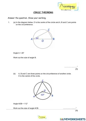 Circle Theorems