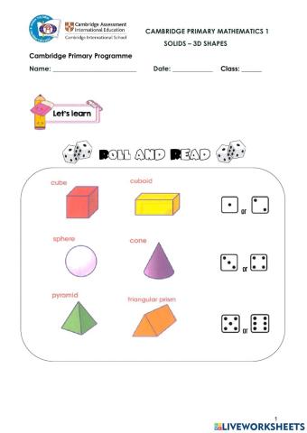 CPM1-3D shapes