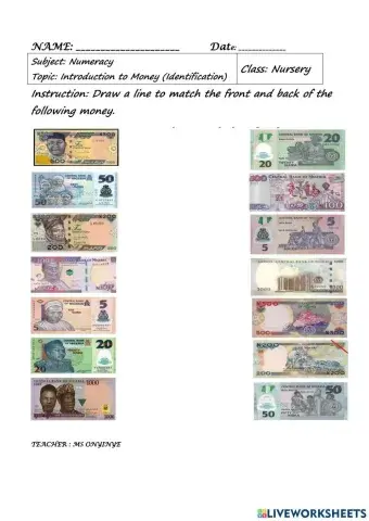 Identification of Money