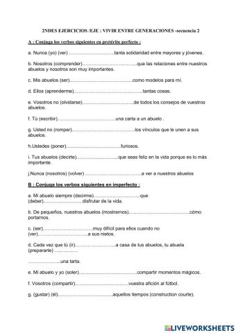 Eje vivir entre generaciones