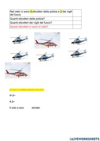 Scegli Addizione-sottrazione?