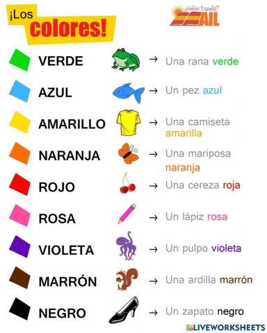Los colores