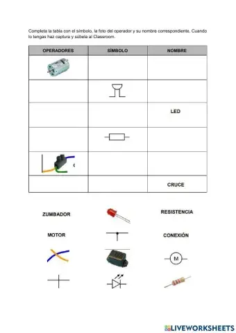 Ficha 2 símbolos eléctricos