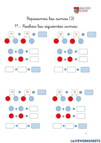 Repasamos las sumas 3