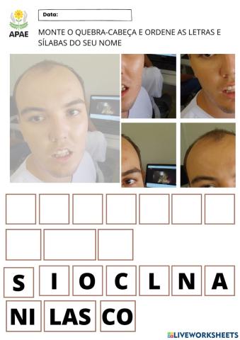 Nicolas - quebra cabeças