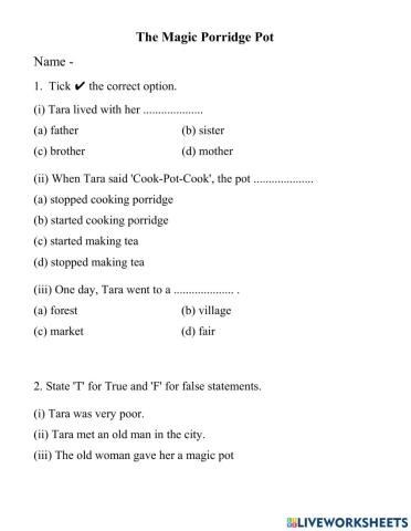 The Magic Porridge Pot