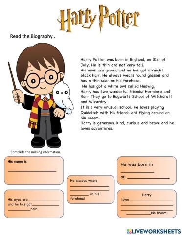 Harry Potter Biography