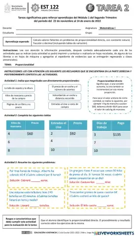 Proporcionalidad directa