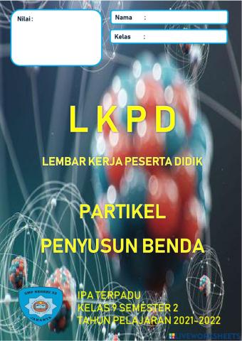 Lkpd partikel penyusun benda