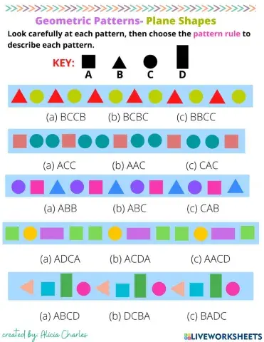 Geometric Pattern- Pattern Rule