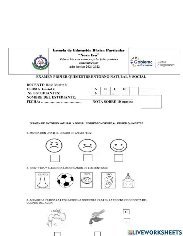 Relacion con elmundo natural y social