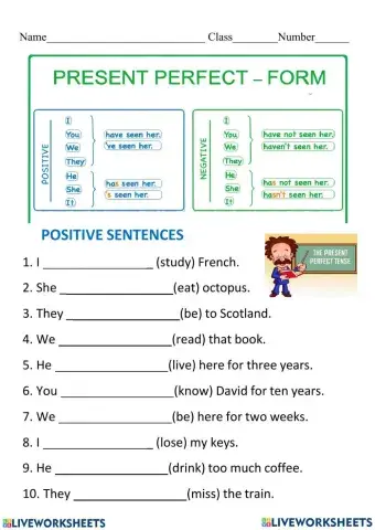 Present perfect simple