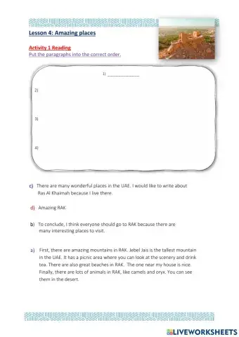 Access 8 - T2 - U6 - L4 - Act 1