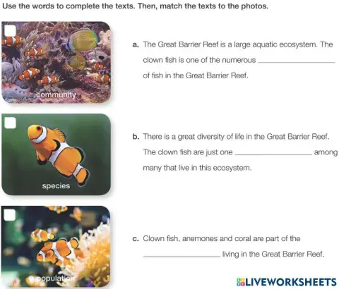 Population and community