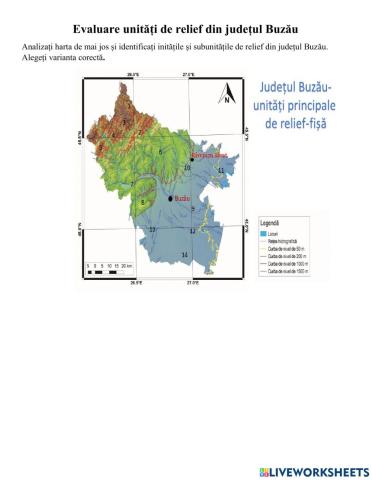 Relieful județului Buzău